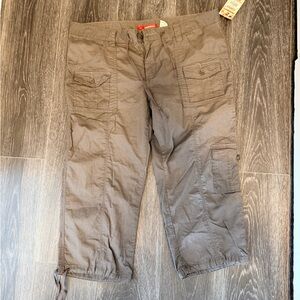 UNIONBAY Gray Cargo Capris